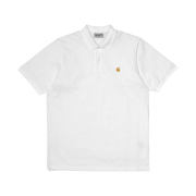 Carhartt WIP S/S Chase Pique Polo White Gold