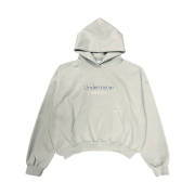 Undermycar POC Two Tone Classic Logo Bonded Sweat Hoodie Mint BL WT