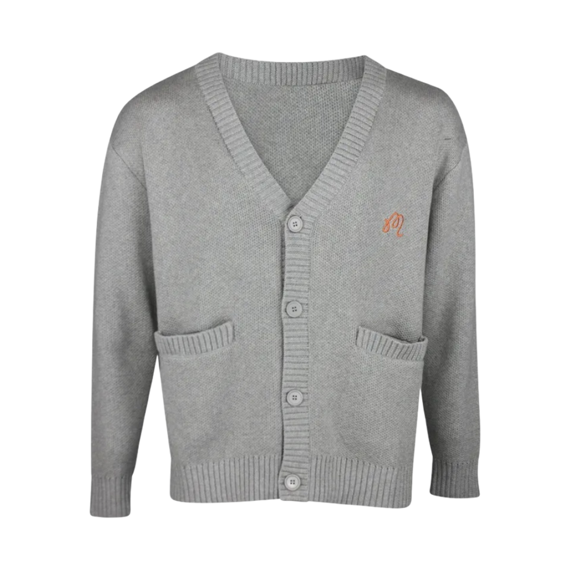 말본 골프 레전드 가디건 헤더 그레이(Malbon Golf Legends Cardigan Heather Grey) - 1