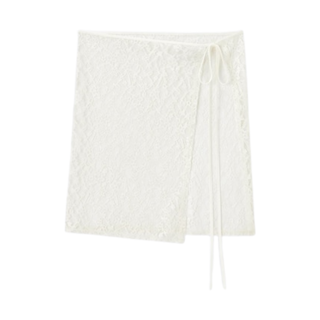 356839-30 (W) GU Lace Wrap Skirt Natural