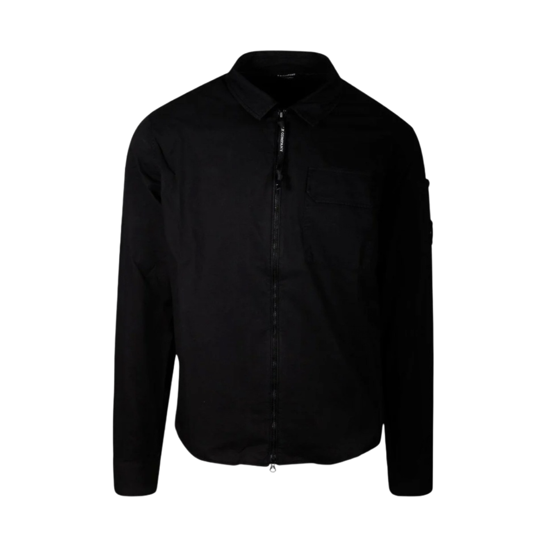 C.P. 컴퍼니 개버딘 지퍼 셔츠 블랙 - 24SS