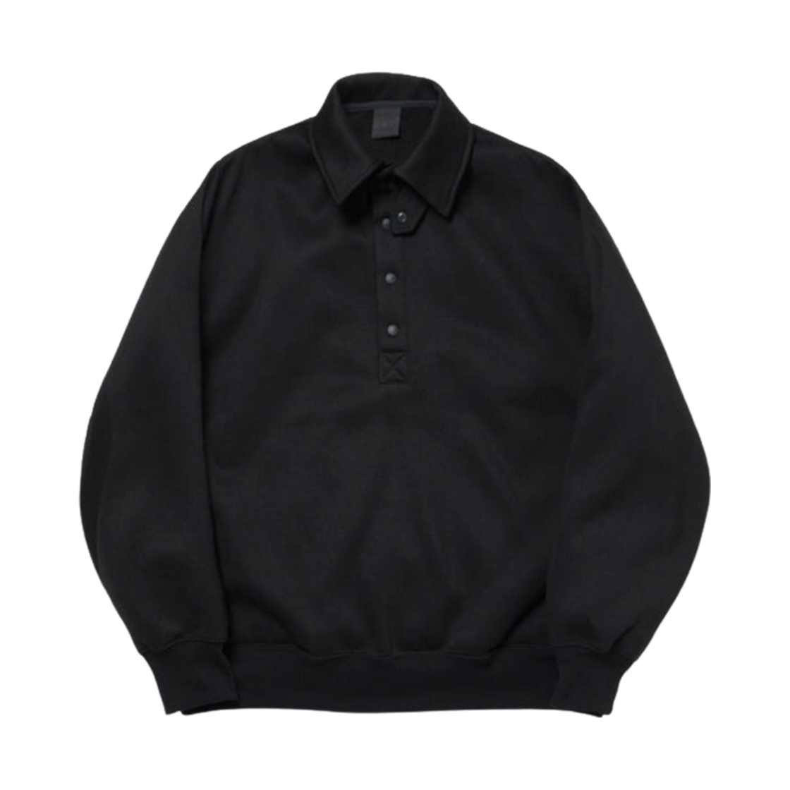 다이와 피어39 테크 스웨트 스냅 풀오버 블랙(Daiwa Pier39 Tech Sweat Snap Pullover Black)