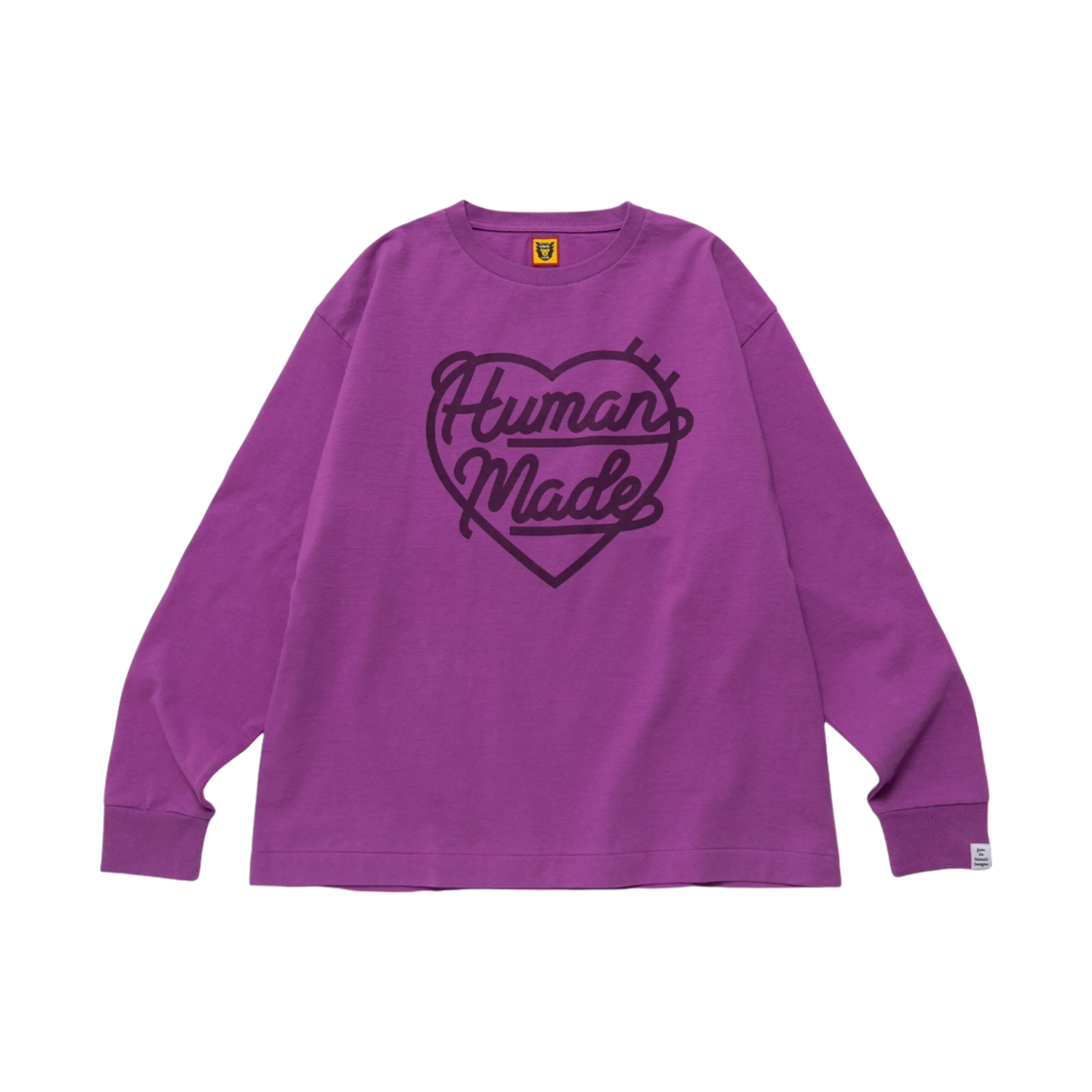 휴먼 메이드 하트 롱슬리브 티셔츠 퍼플(Human Made Heart L/S T-Shirt Purple) - 1