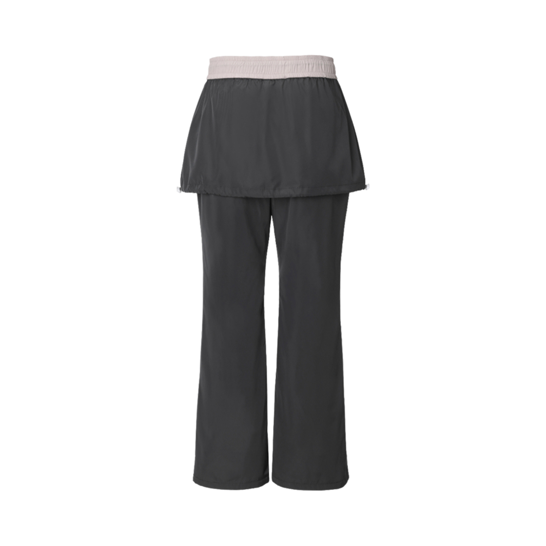 (W) 쓰리타임즈 밀키 스커트팬츠 차콜((W) Threetimes Milky Skirt-Pants Charcoal) - 2
