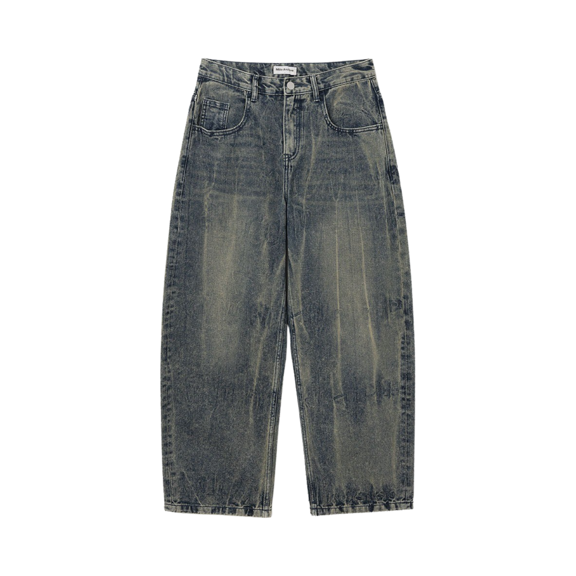 밀로 아카이브 리플렉트 커브드 팬츠 오일 블루(Millo Archive Reflect Curved Pants Oil Blue)