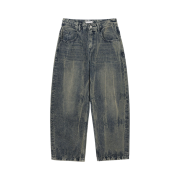 Millo Archive Reflect Curved Pants Oil Blue