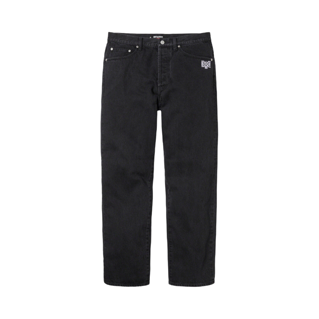 슈프림 x 바운티 헌터 레귤러 진 워시드 블랙 - 23FW