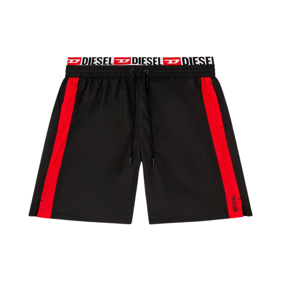 A174530AFBA-E3976 Diesel Diego-53-D-Core Board Shorts Black Red