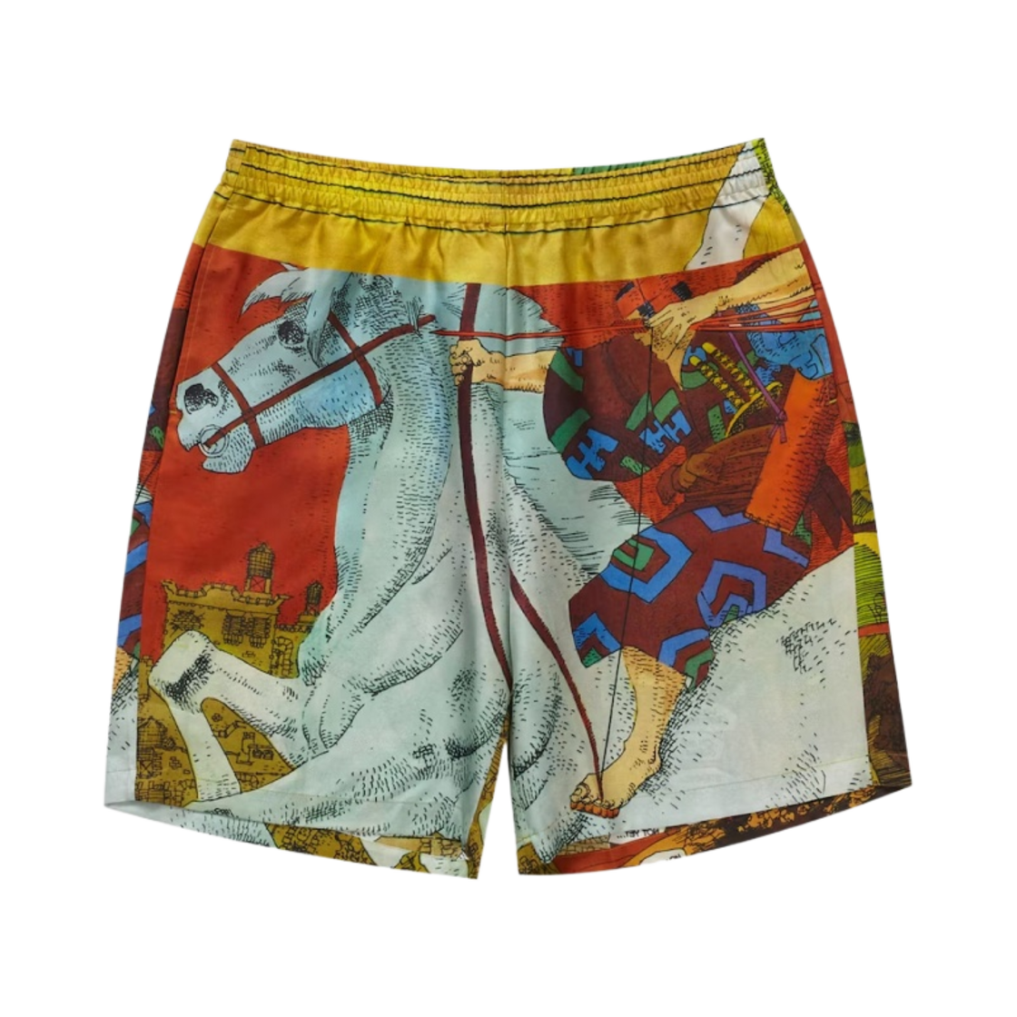 슈프림 로닌 실크 쇼츠 골드 - 23SS(Supreme Ronin Silk Shorts Gold - 23SS) - 1