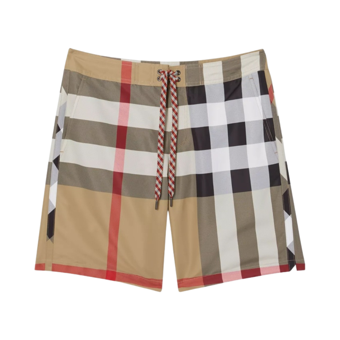 8022647 Burberry Check Swim Shorts Archive Beige