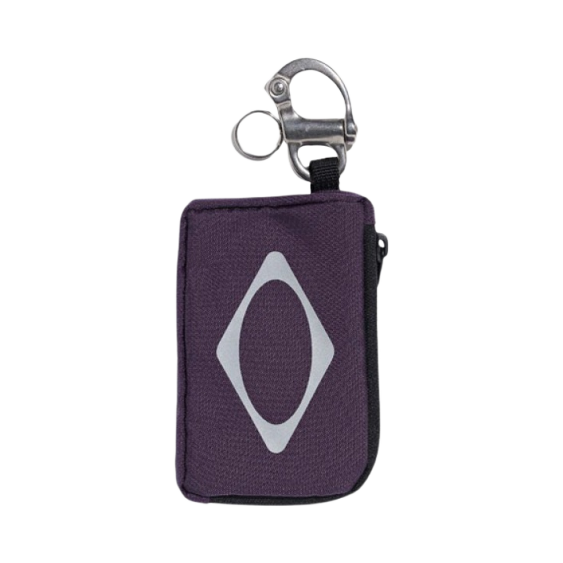 미스치프 롬버스 카라비너 파우치 퍼플(Mischief Rhombus Carabiner Pouch Purple)
