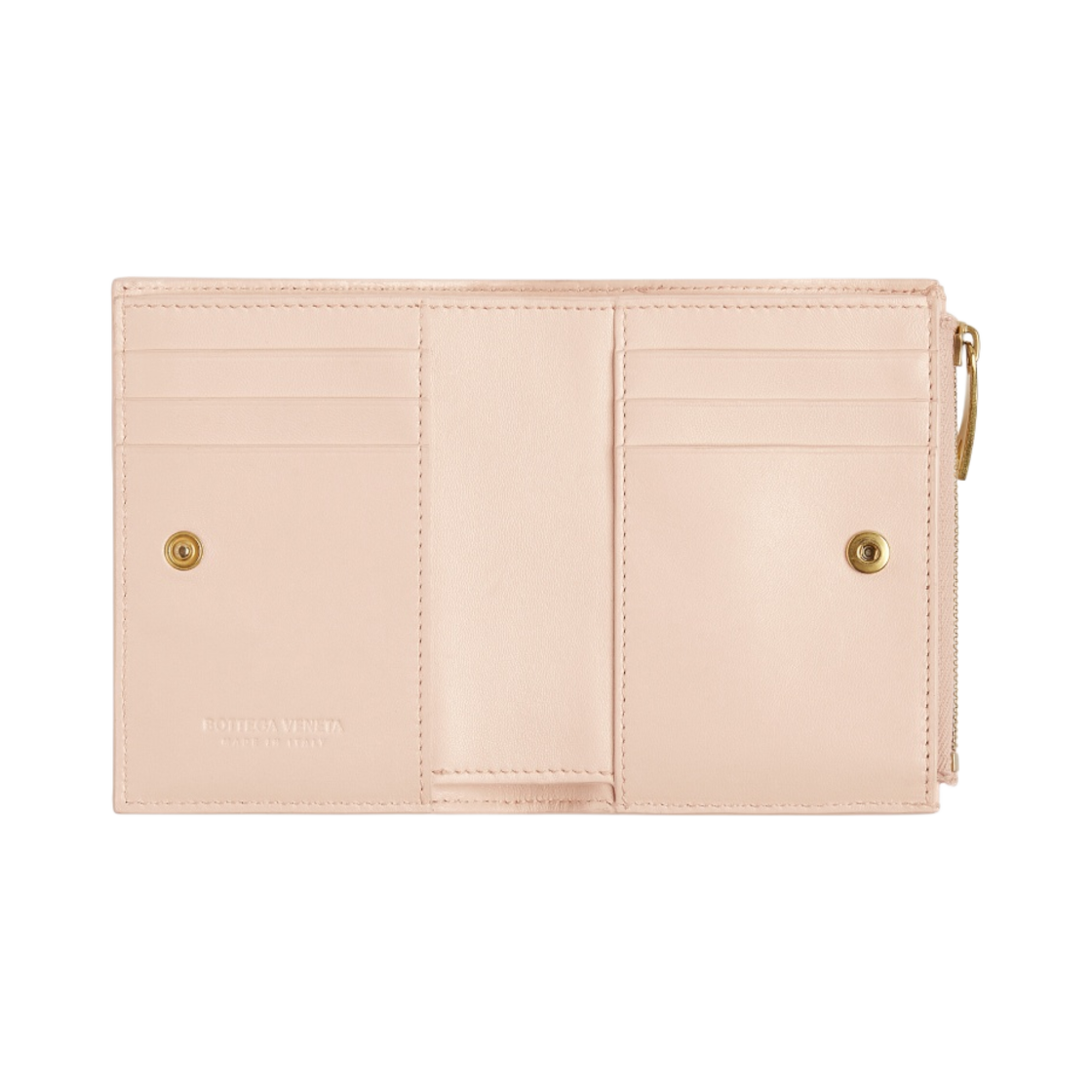 보테가 베네타 폴더형 플랩 지갑 멜론 워시드(Bottega Veneta Bi-Fold Flap Wallet Melon Washed) - 2
