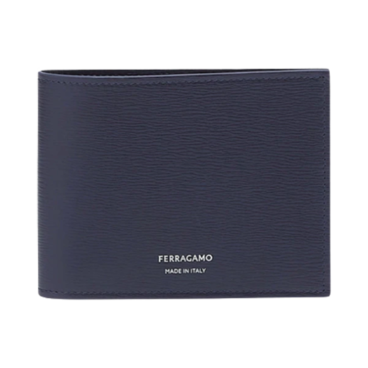 Ferragamo Classic Wallet Midnight Blue Black