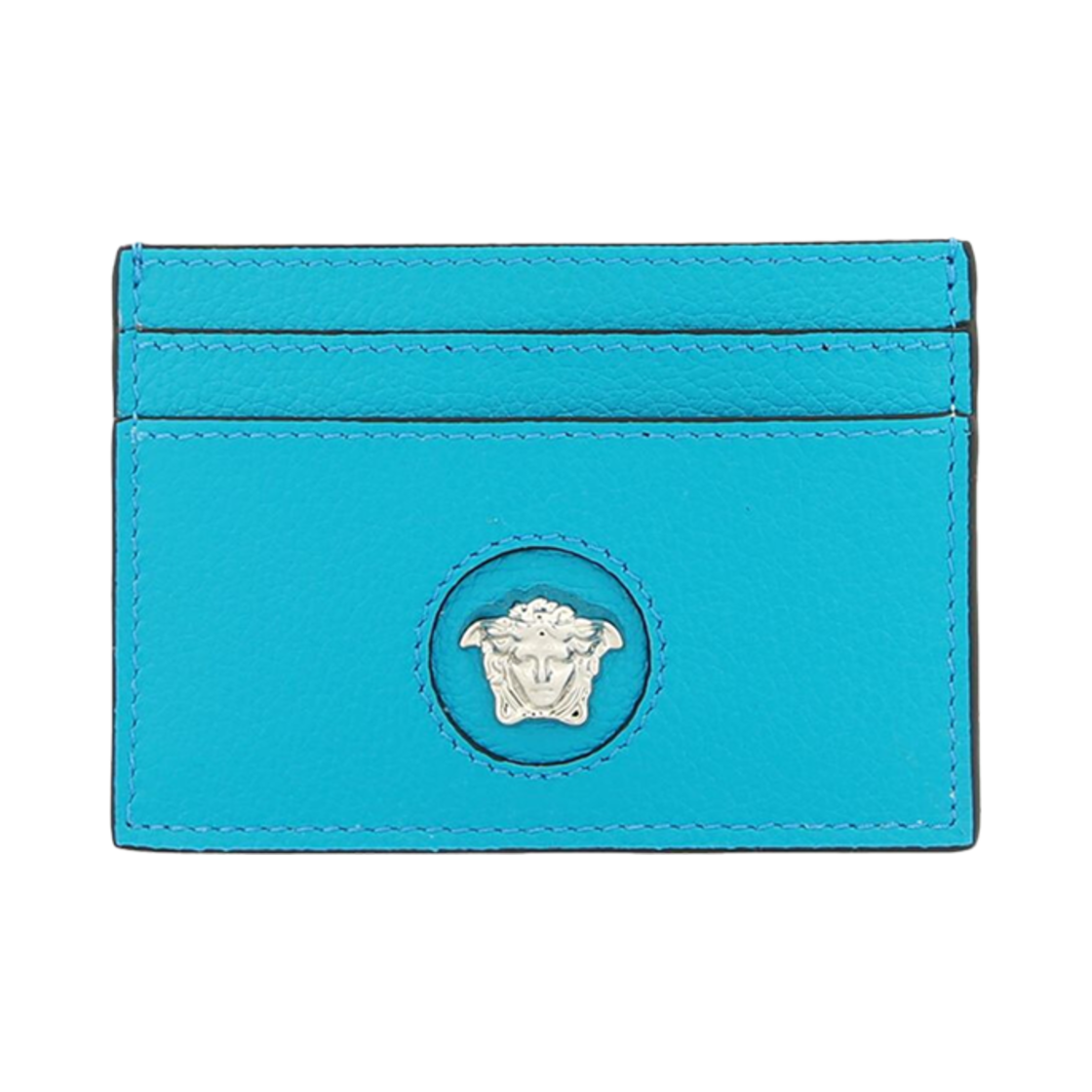 DP3I057-DVIT2T-1VB7P Versace La Medusa Card Case Blue