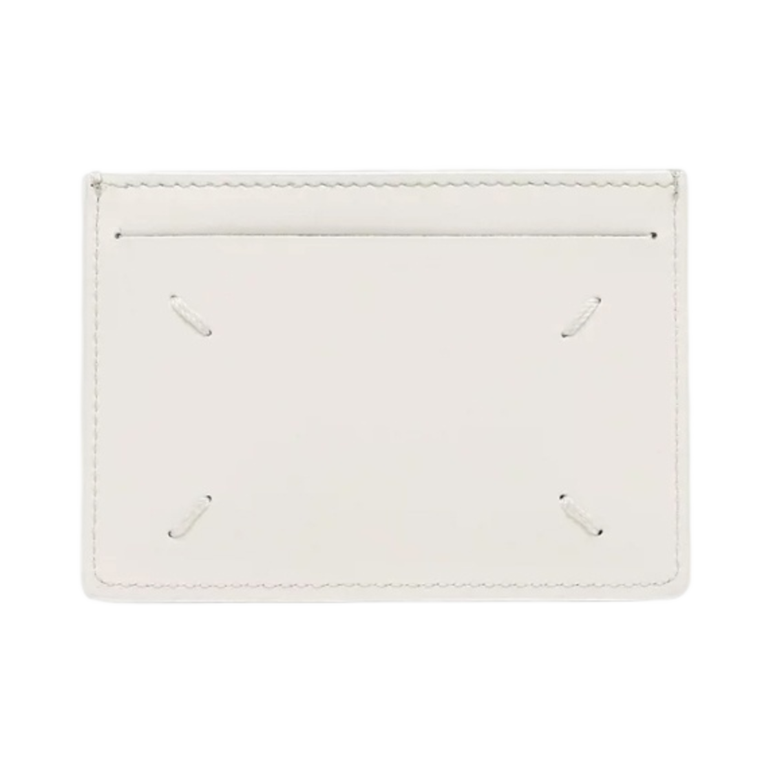 SA1VX0007P4745T1003 Maison Margiela Four Stitch Card Holder White
