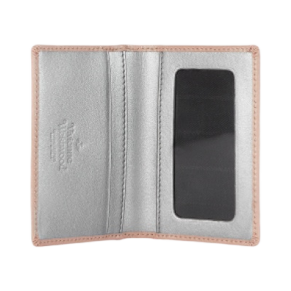 비비안 웨스트우드 펄라이즈드 레더 카드 홀더 핑크(Vivienne Westwood Pearlised Leather Card Holder Pink) - 3