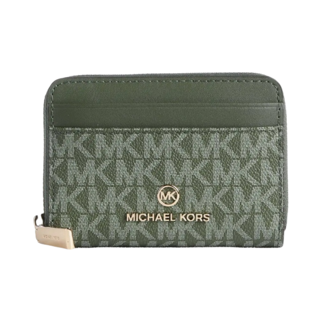 34H1GT9Z1B386 Michael Kors Jet Set Small Logo Wallet Amazon Green
