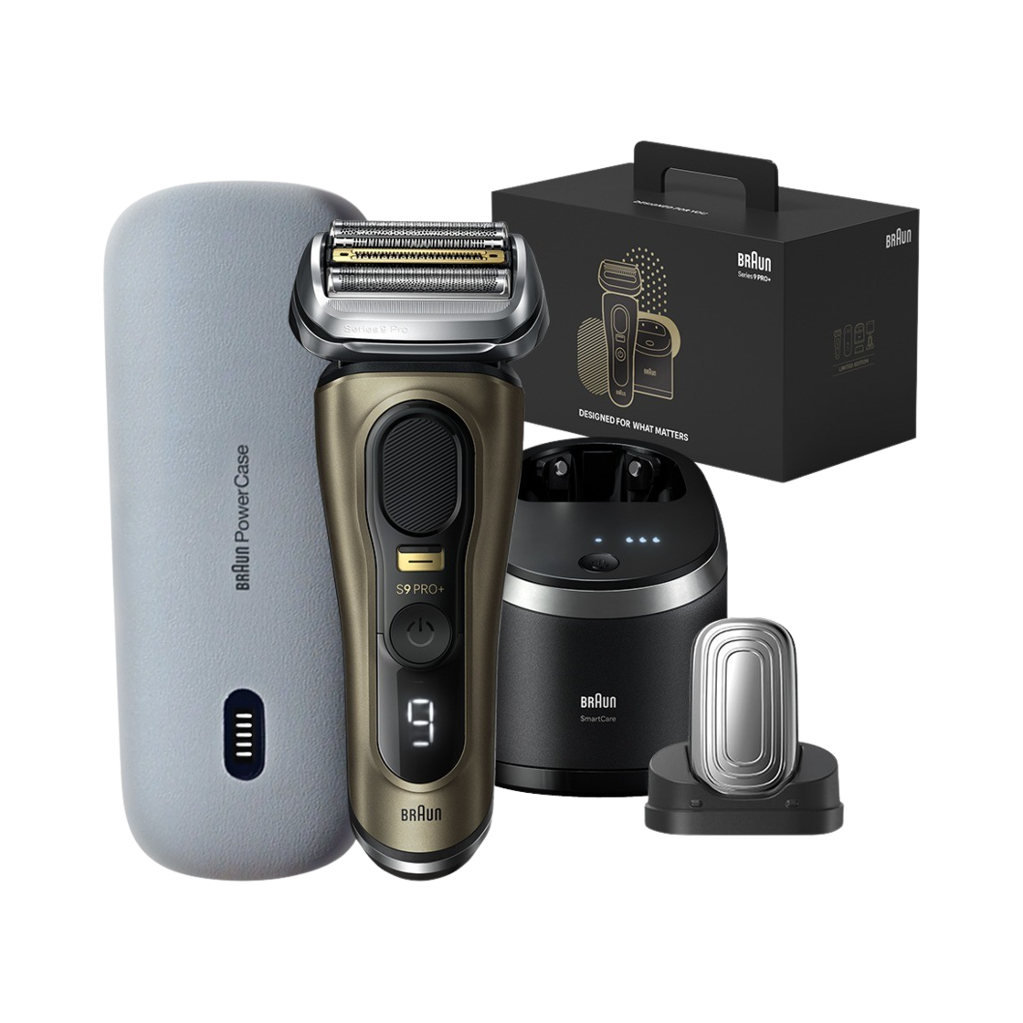 브라운 시리즈9 프로 플러스  9579cc 골드 + 프로케어 해드(Braun Series 9 PRO Plus 9579cc Gold + HY94)