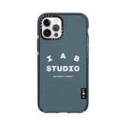 Casetify x IAB Studio iPhone Logo Case Sheer Pacific Blue