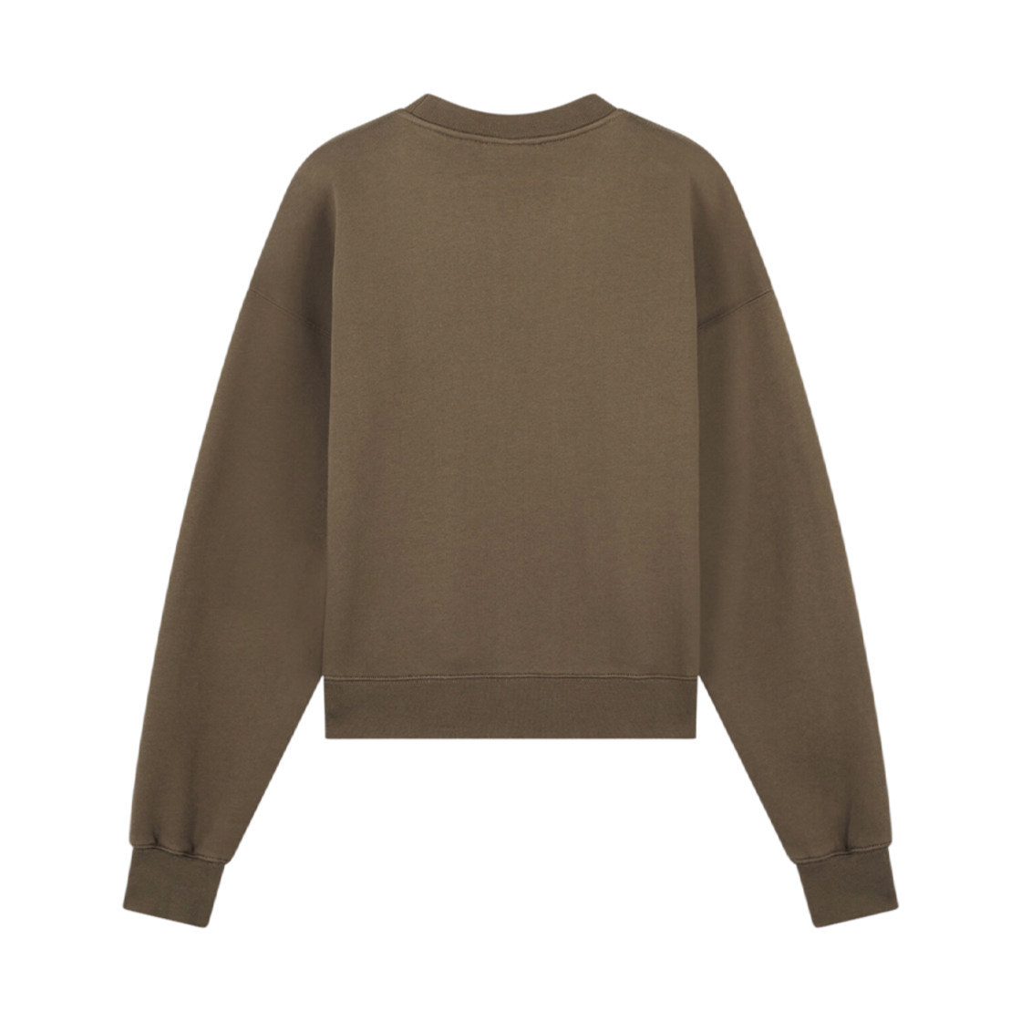 (W) 메종 키츠네 컬리지 폭스 프린티드 컴포트 스웨트셔츠 카키((W) Maison Kitsune College Fox Printed Comfort Sweatshirt Khaki) - 2