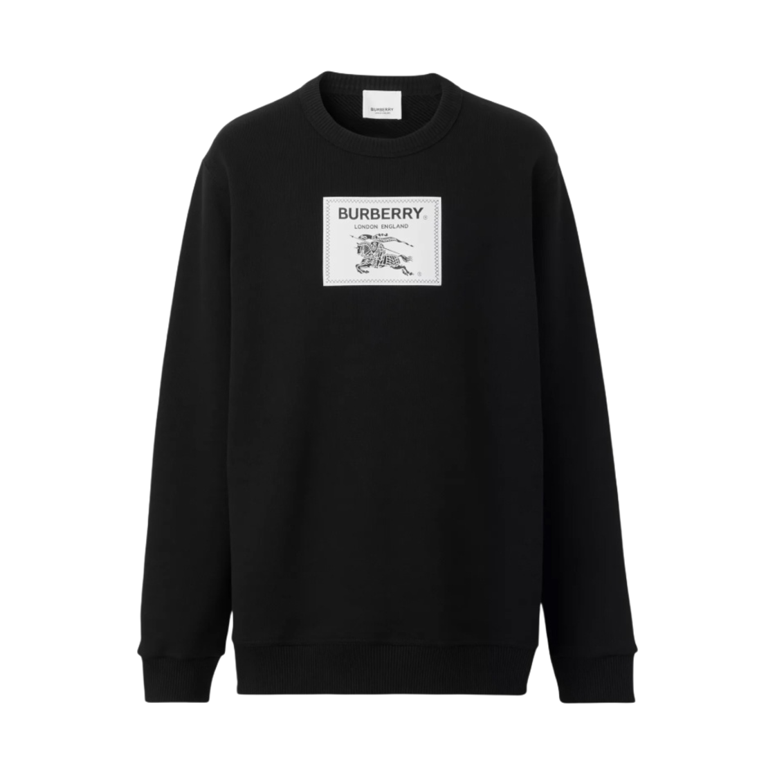 버버리 프로섬 라벨 코튼 스웨트셔츠 블랙(Burberry Prorsum Label Cotton Sweatshirt Black) - 1