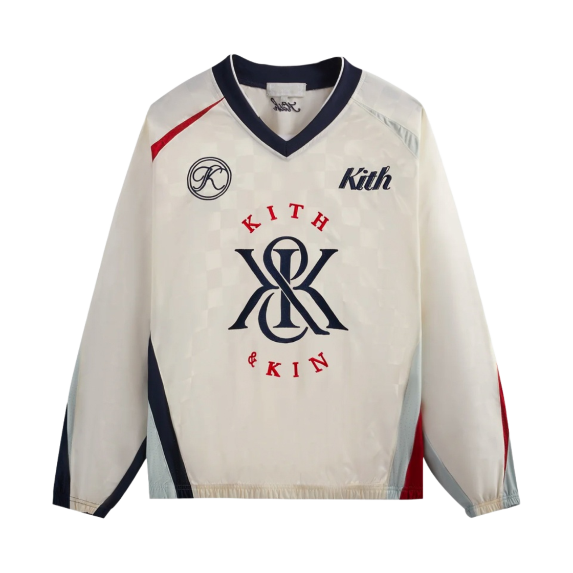 키스 체커드 사틴 데이톤 콤보 풀오버 샌드리프트