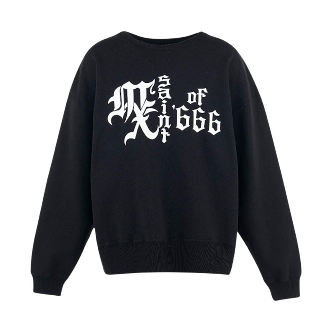 SM-HR8-0000-043 Saint Mxxxxxx MX666 Sweatshirt Black - 25SS