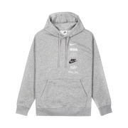 Nike Club Fleece Pullover Hoodie Dark Grey Heather - Asia