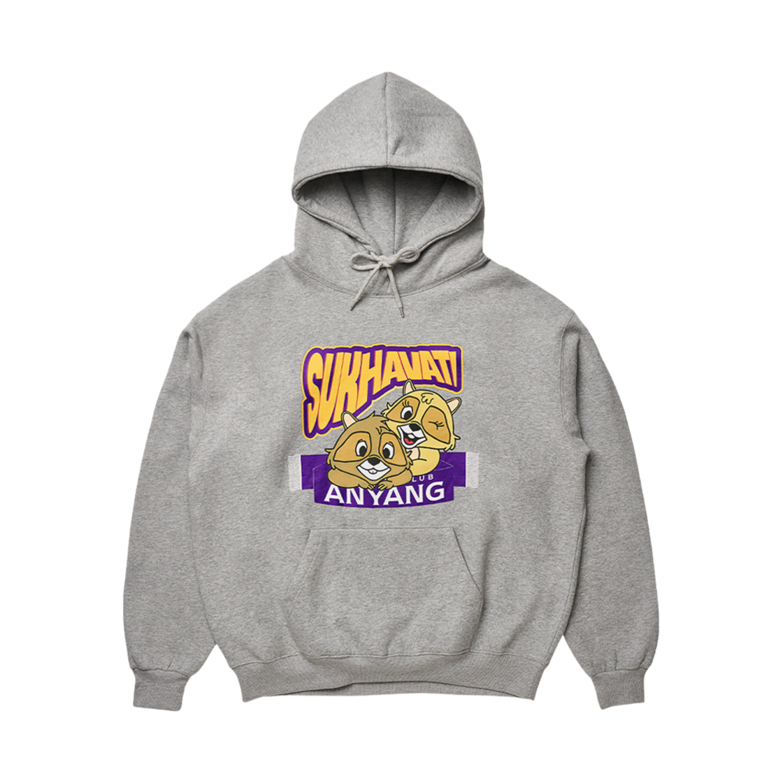 빠더너스 x FC 안양 수카바티 후드 그레이(BDNS x FC Anyang Sukhavati Hoodie Grey)