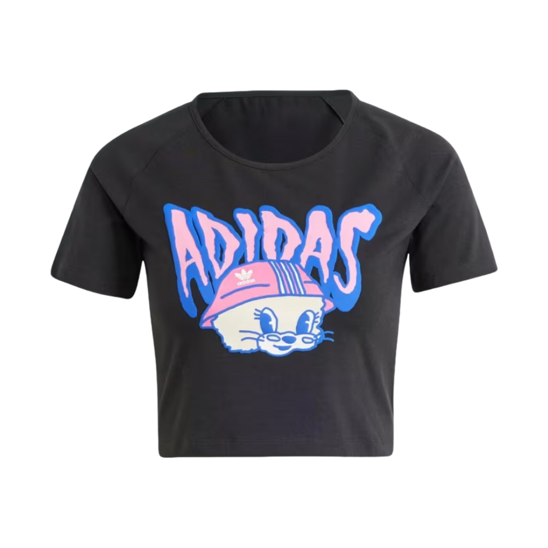 IV9298 (W) Adidas Graphic Baby T-Shirt Black - KR Sizing