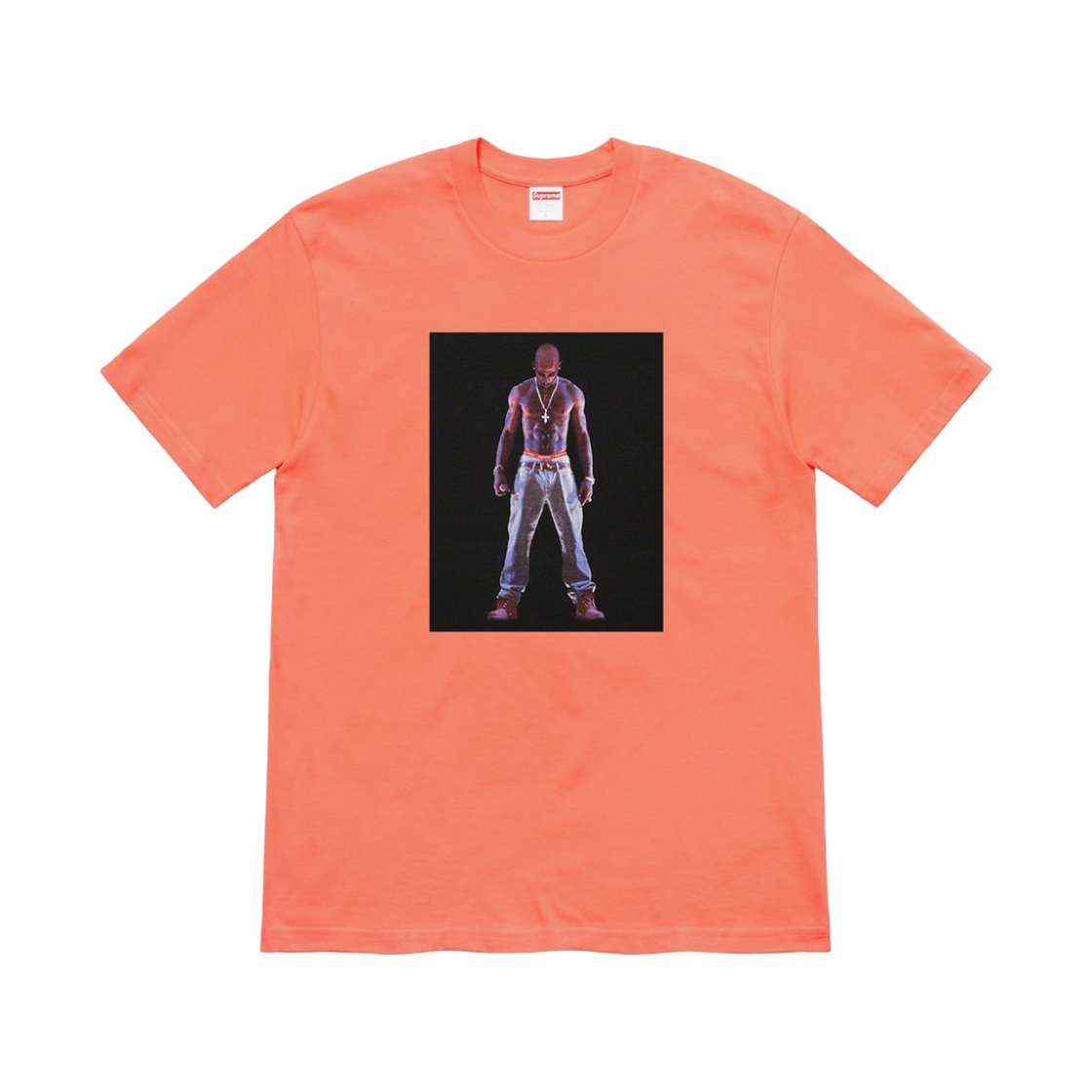 슈프림 투팍 홀로그램 티셔츠 오렌지 - 20SS(Supreme Tupac Hologram T-Shirt Orange - 20SS) - 1