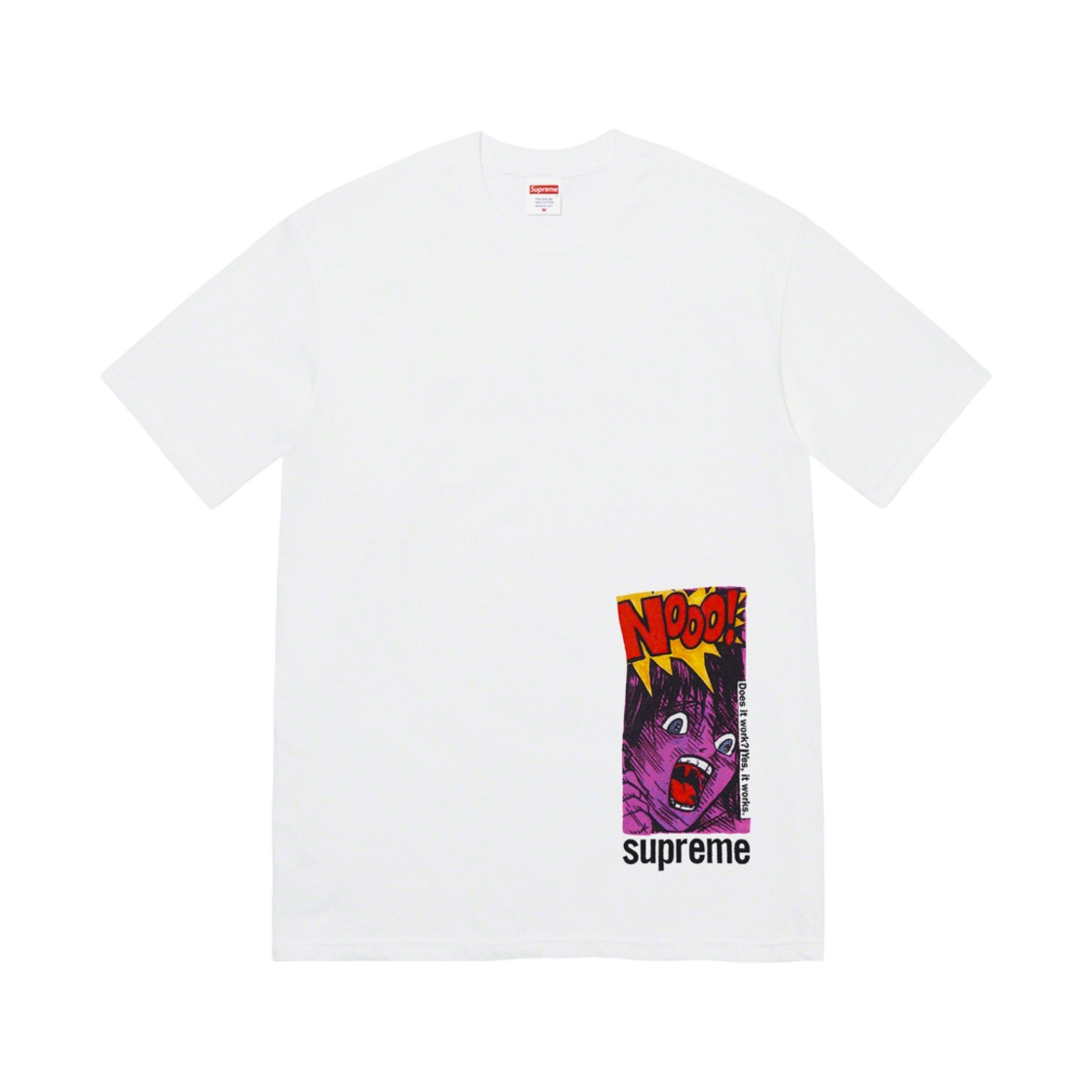 슈프림 더즈 잇 워크 티셔츠 화이트 - 21SS(Supreme Does It Work T-Shirt White - 21SS) - 1