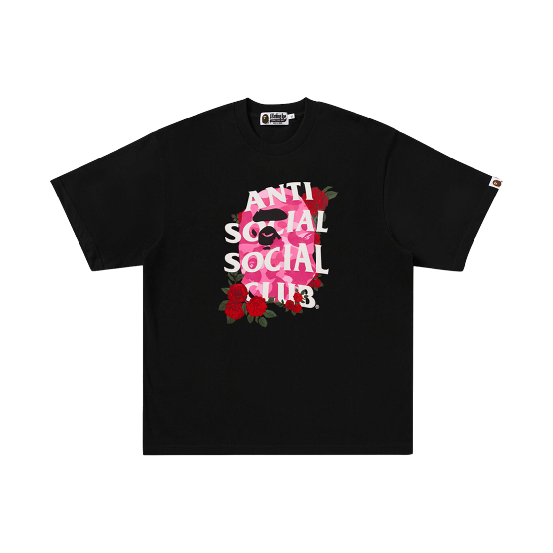 0ZXTEM109901N BAPE x Anti Social Social Club T-Shirt #1 Black