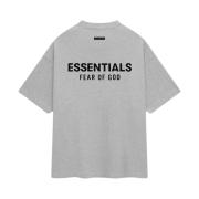 Essentials Jersey Crewneck T-Shirt Light Heather Grey - 24FW