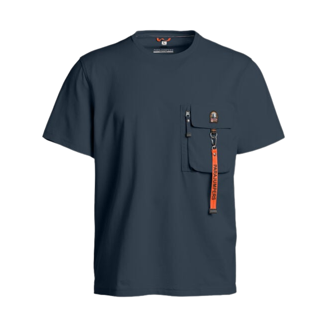 24SMPMTSRE07P290300 ParaJumpers Mojave Cotton Jersey T-Shirt Dark Avio - 24SS