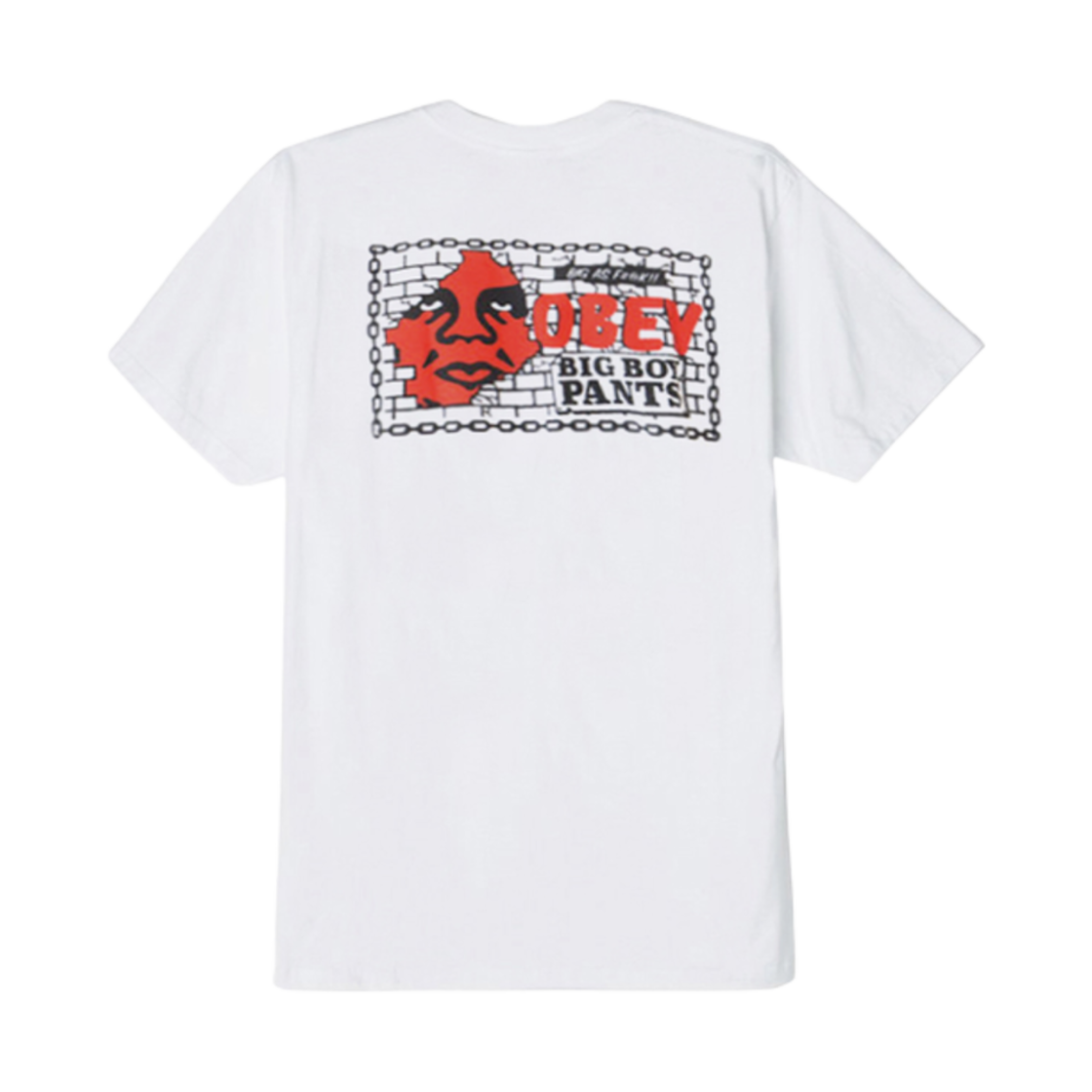 오베이 빅 보이 팬츠 베이직 티셔츠 화이트 Obey KREAM