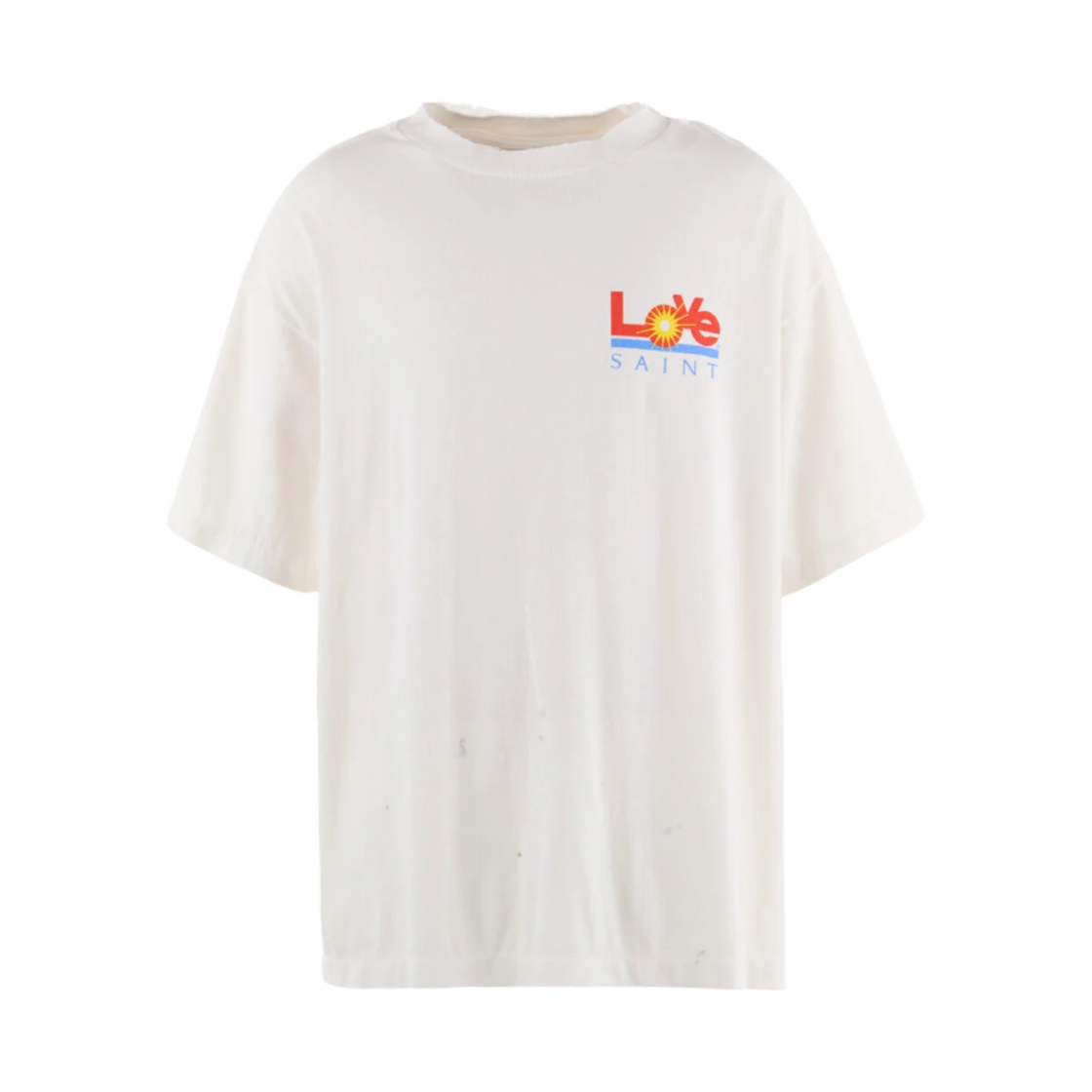 세인트 마이클 러브 숏슬리브 티셔츠 화이트 - 25SS