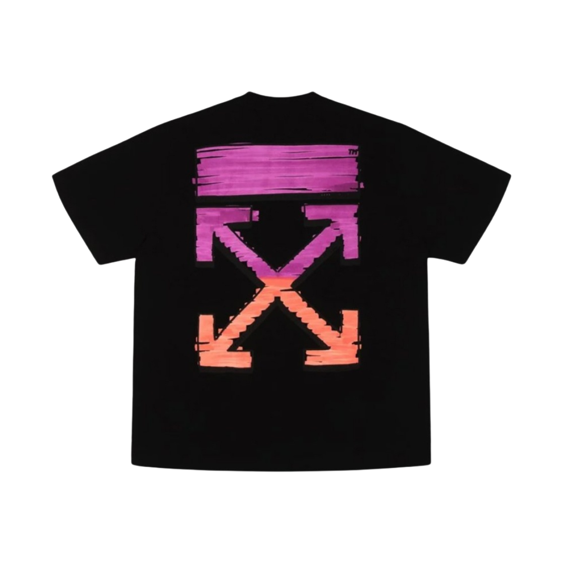 오프화이트 마커 오버 숏슬리브 티셔츠 블랙(Off-White Marker Over S/S T-Shirt Black) - 1