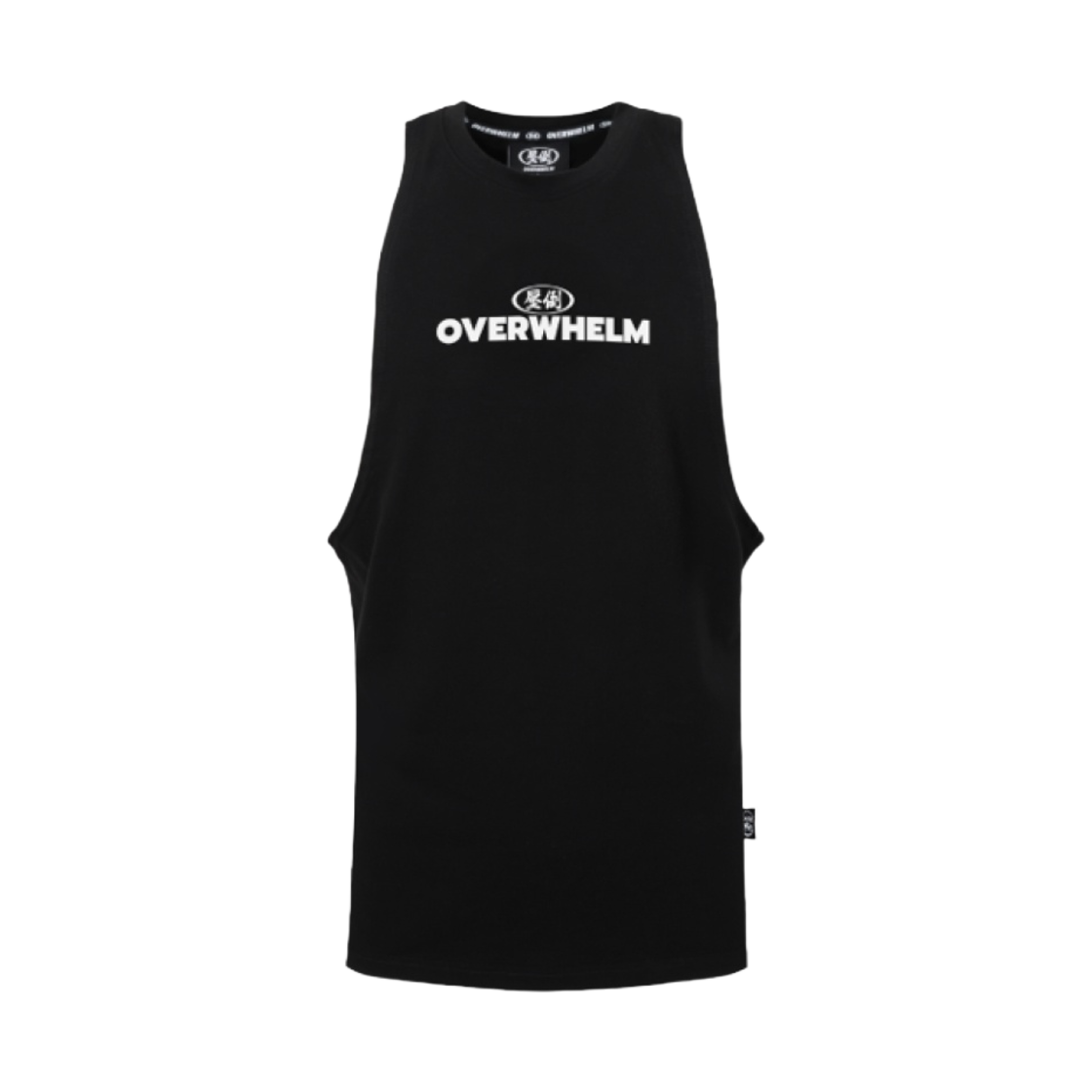 - Overwhelm Chestcut Gothic Logo Sleeveless Black