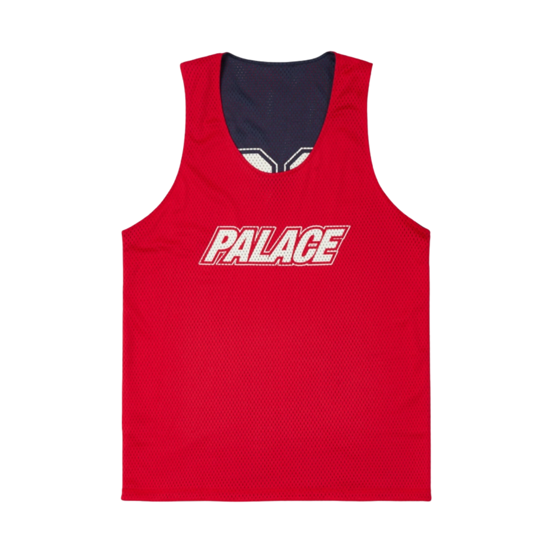 팔라스 메쉬 리버소 보더 베스트 네이비 - 24SS(Palace Mesh Reverso Border Vest Navy - 24SS) - 3