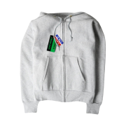 Camber USA Cross Knit Hoodie Zip Grey