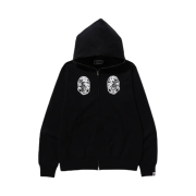 BAPE Japan Souvenir Full Zip Hoodie Black