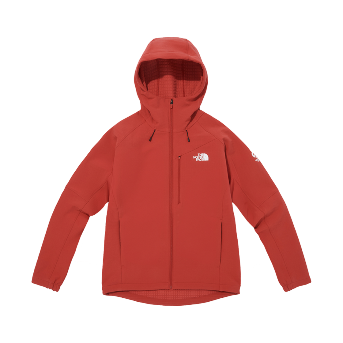 NJ4FQ52C The North Face Summit Stormega Full-Zip Hoodie Red