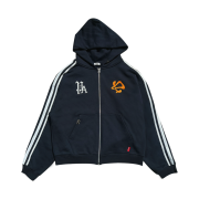 PACOSPLY Sports Zip Up Hoodie Navy