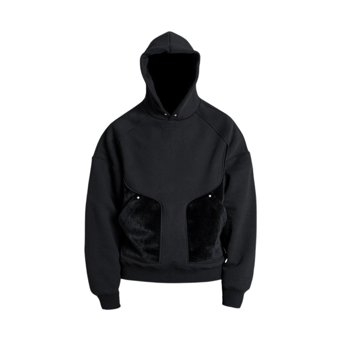 왑웍스 퍼 스크랩 헤비 스웨트 후드 다크니스(Wapworks Fur Scrap Heavy Sweat Hoodie Darkness)