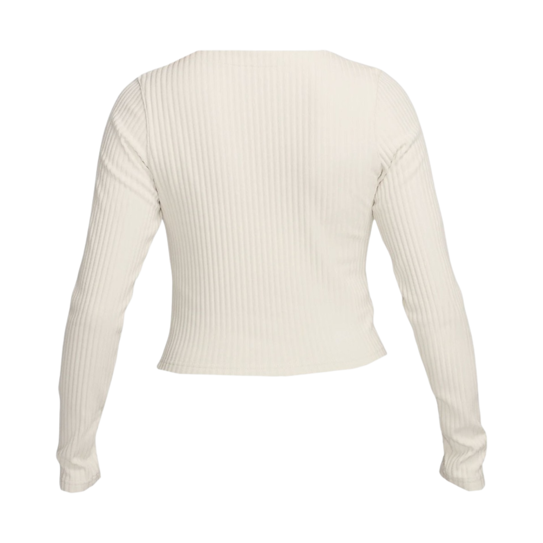 (W) 나이키 NSW 칠 니트 슬림 풀 집 립드 가디건 라이트 오어우드 브라운 - 아시아((W) Nike NSW Chill Knit Slim Full-Zip Ribbed Cardigan Light Orewood Brown -Asia) - 2
