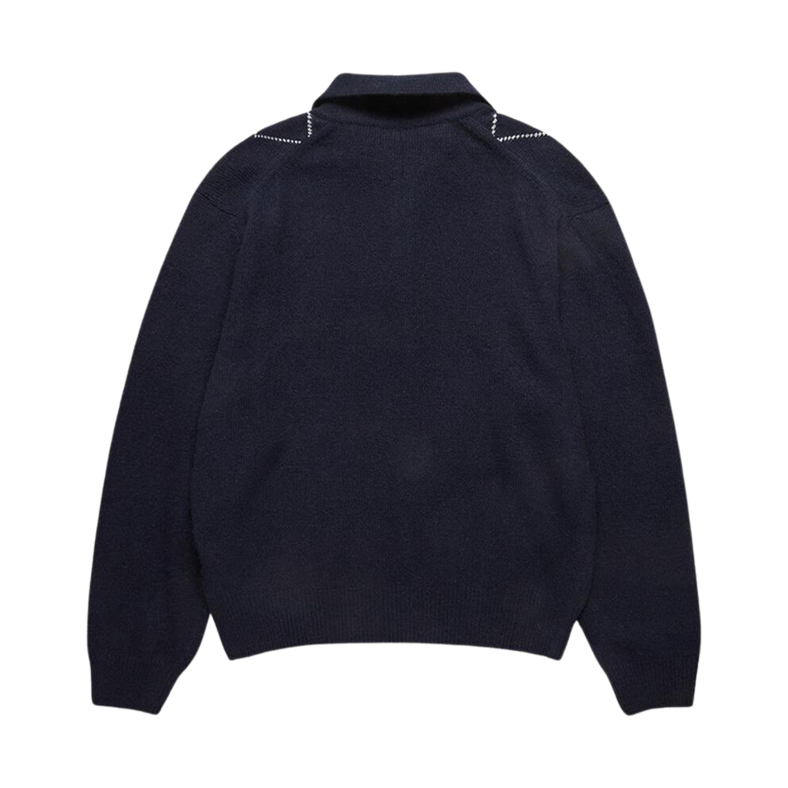 던스트 칼라드 아가일 스웨터 네이비(Dunst Collared Argyle Sweater Navy) - 2