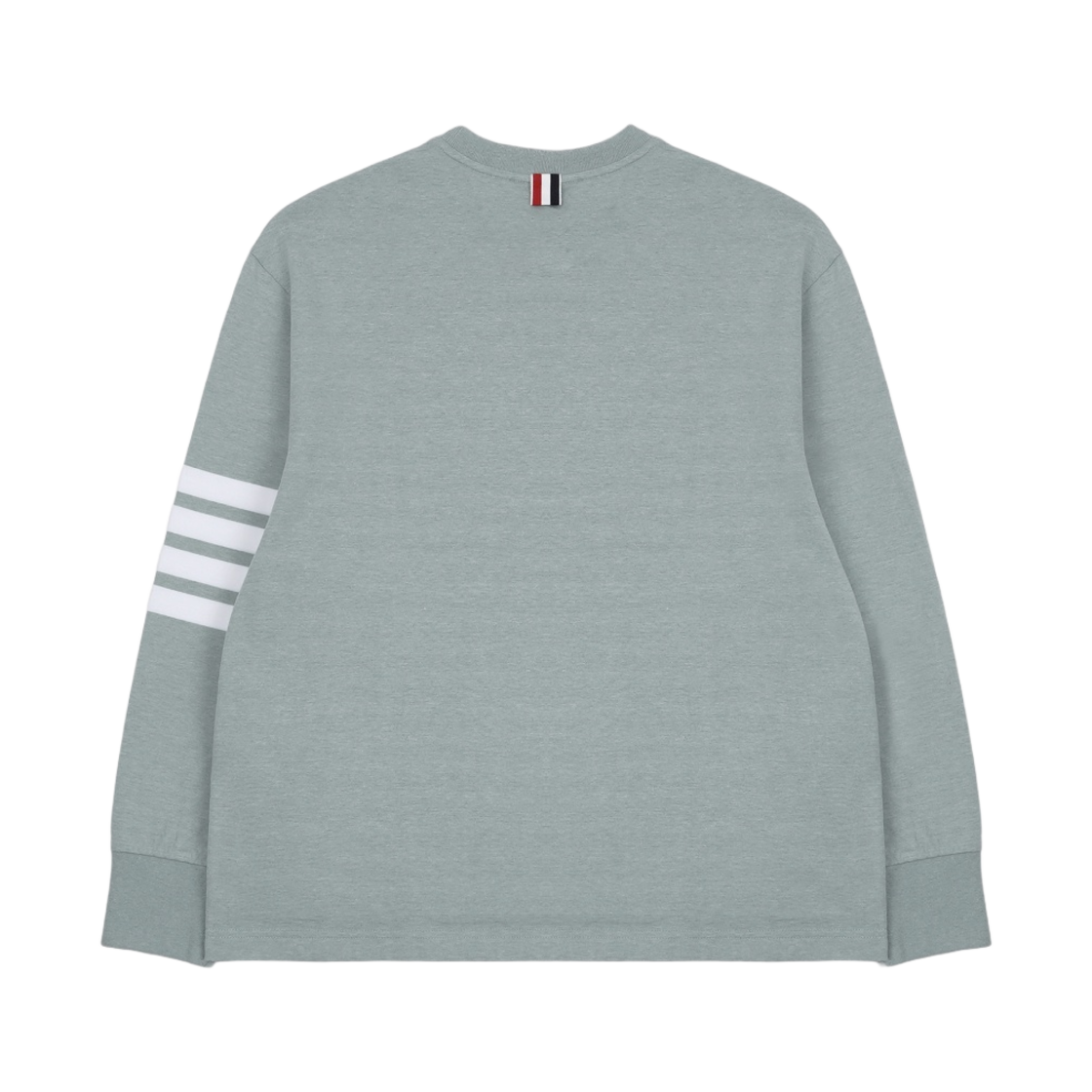 (W) 톰브라운 미드웨이트 저지 사선 롱 슬리브 럭비 티셔츠 그린((W) Thom Browne Midweight Jersey 4-Bar Long Sleeve Rugby T-Shirt Green) - 2