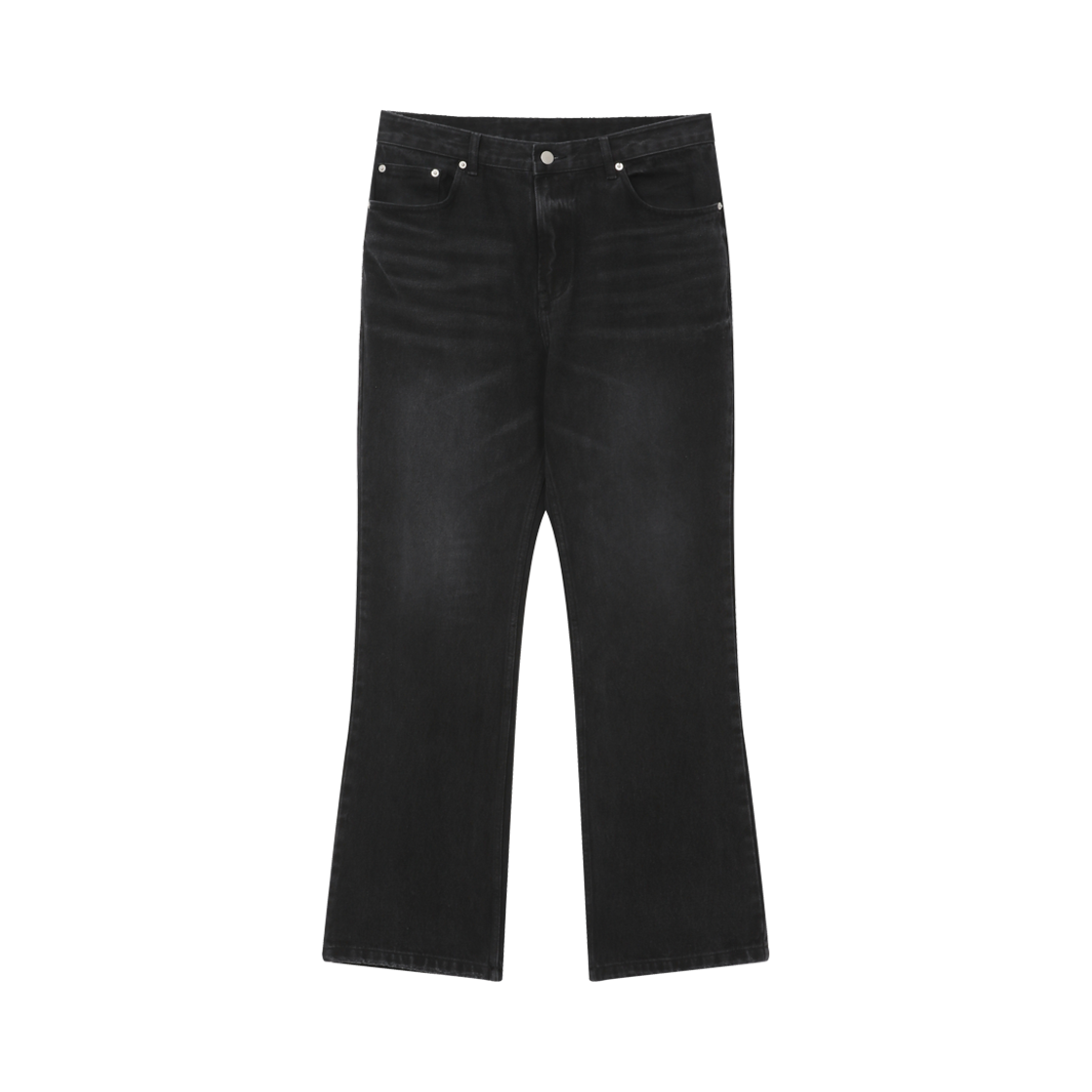 퍼머넌트 아카이브 세미 플레어 데님 팬츠 블랙