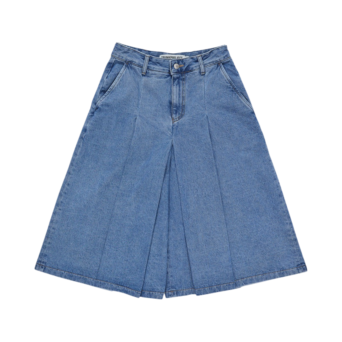 트렁크프로젝트 플리츠 데님 팬츠 블루(TRUNKPROJECT Pleated Denim Pants Blue)
